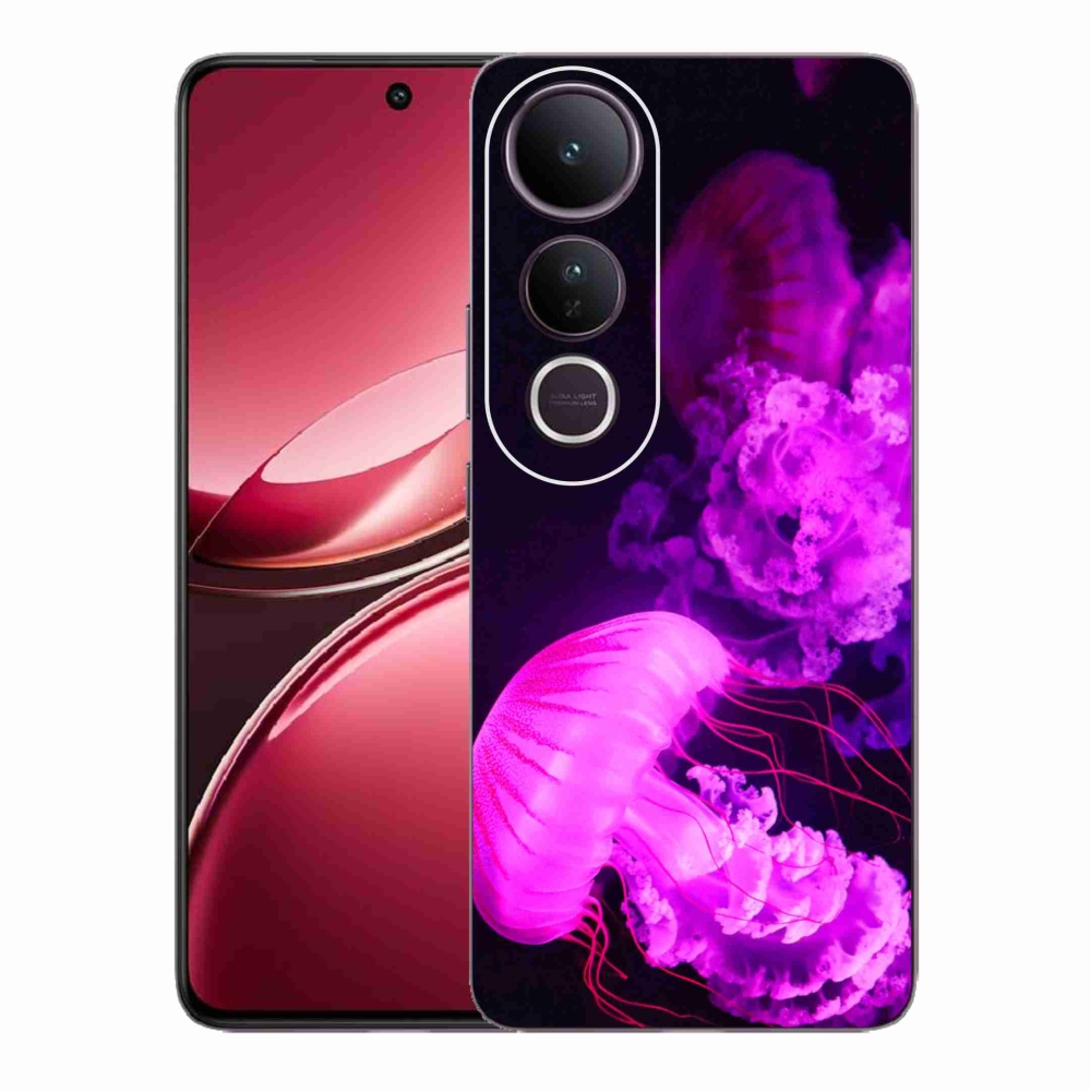 Gelový kryt mmCase na Vivo V50 Lite 4G/5G - medúza 1
