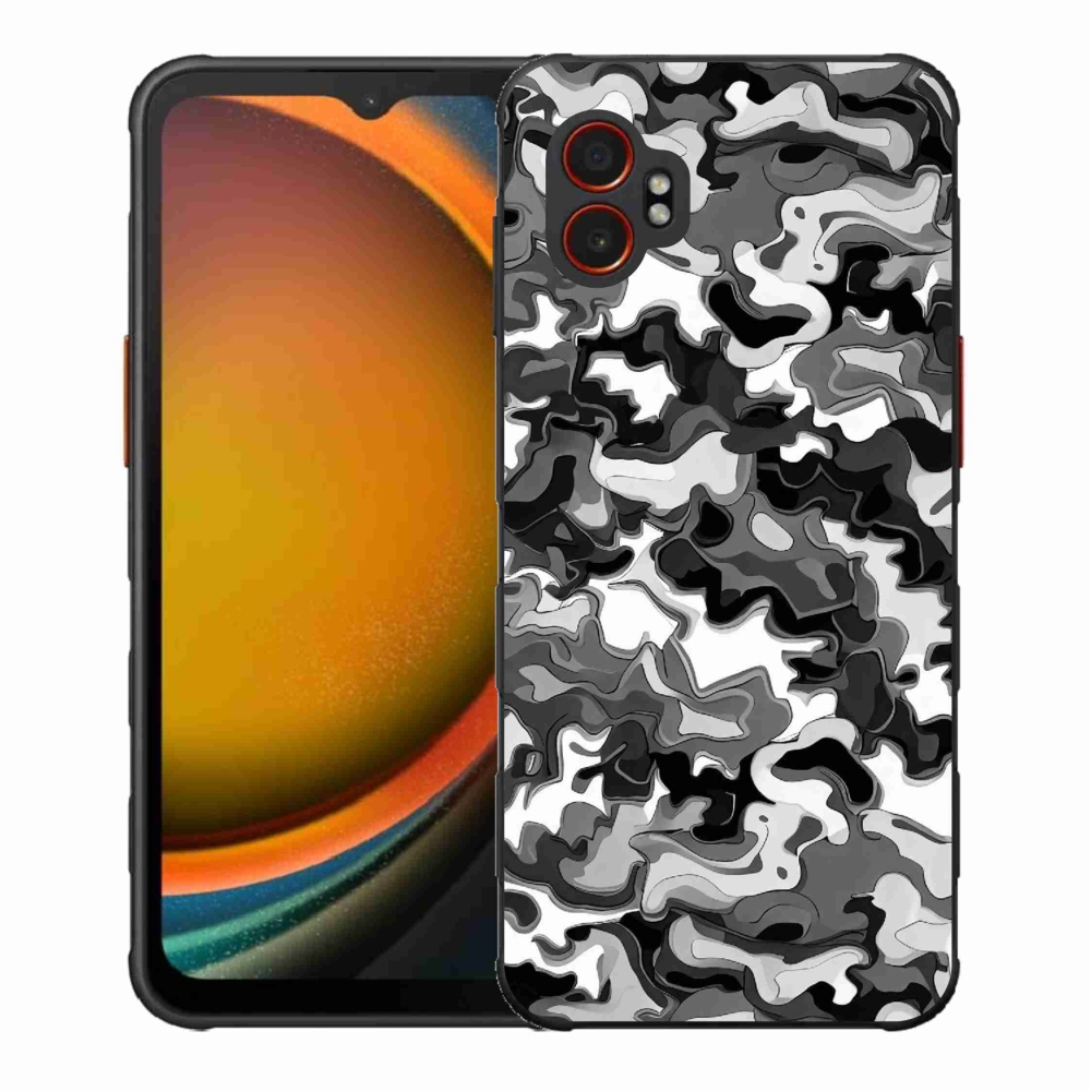 Gelový kryt mmCase na Samsung Galaxy Xcover 7 Pro - maskáčový vzor 3