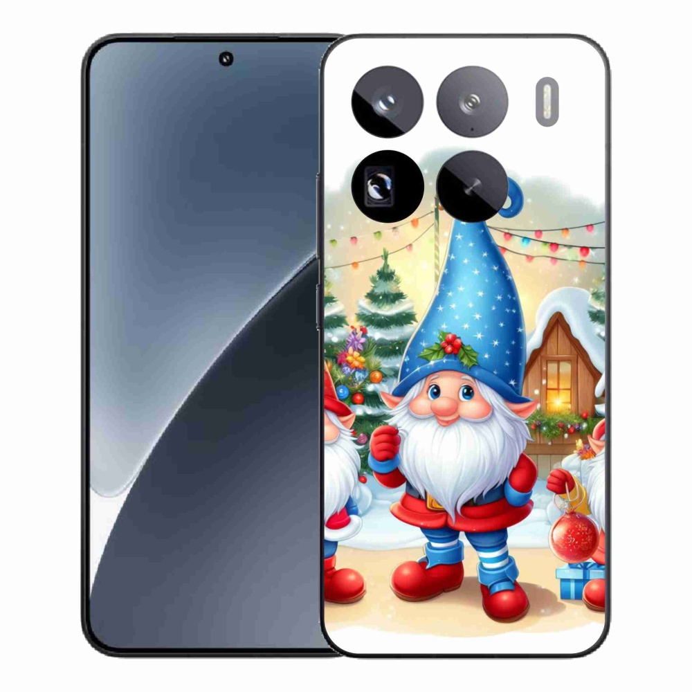 Gelový kryt mmCase na Xiaomi 15 Pro - vánoční skřítci