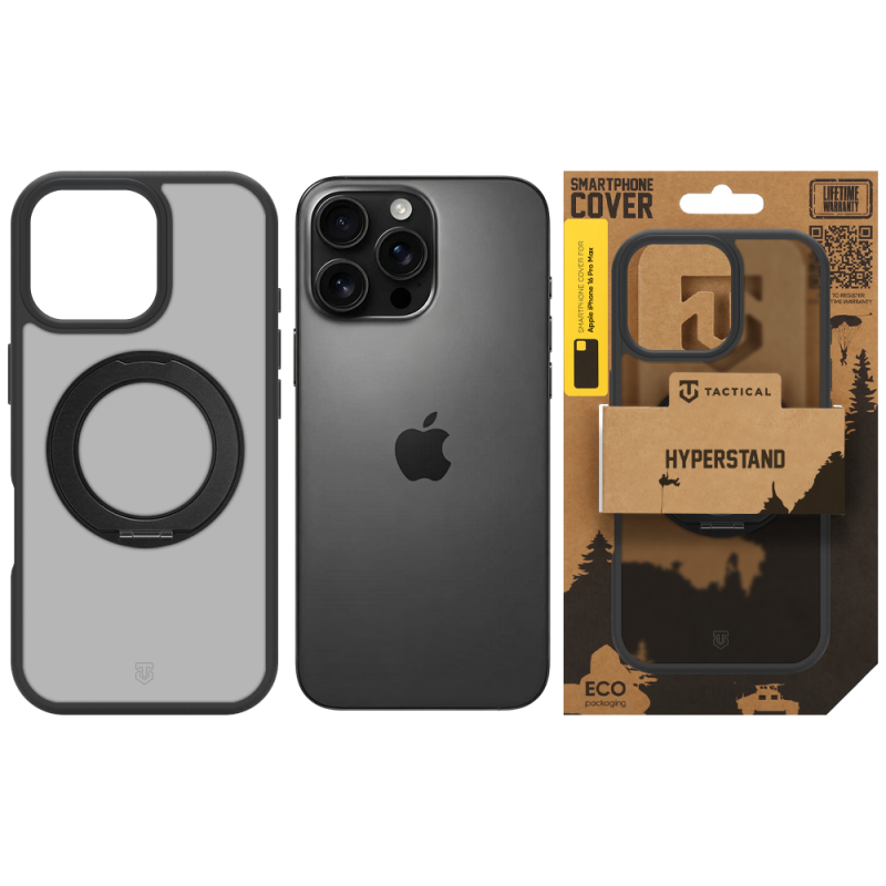 Tactical MagForce Hyperstand Kryt pro Apple iPhone 16 Pro Max Asphalt
