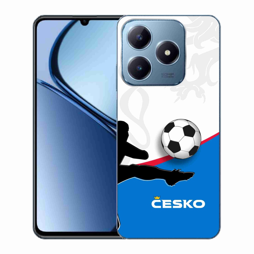 Gelový kryt mmCase na Realme C63 - fotbal Česko 3