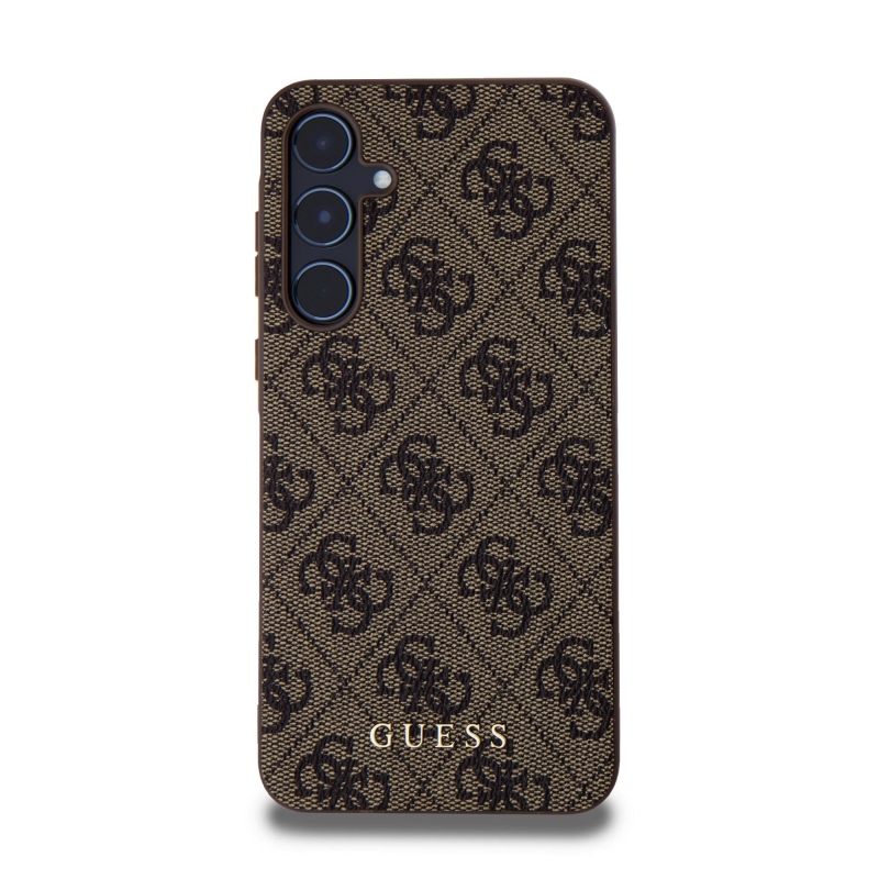 Guess 4G Zadní Kryt pro Samsung Galaxy A55 5G Brown