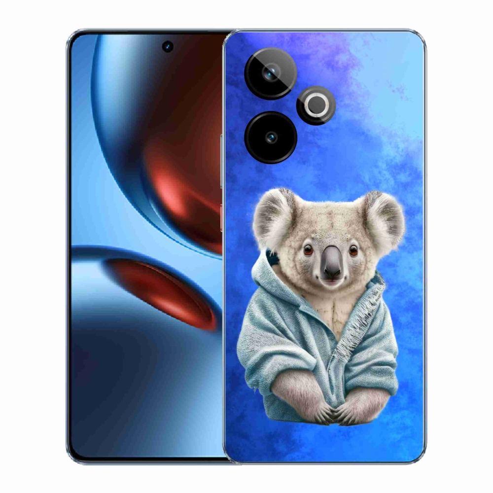 Gelový kryt mmCase na Realme GT 7 5G/GT 7T 5G - koala ve svetru