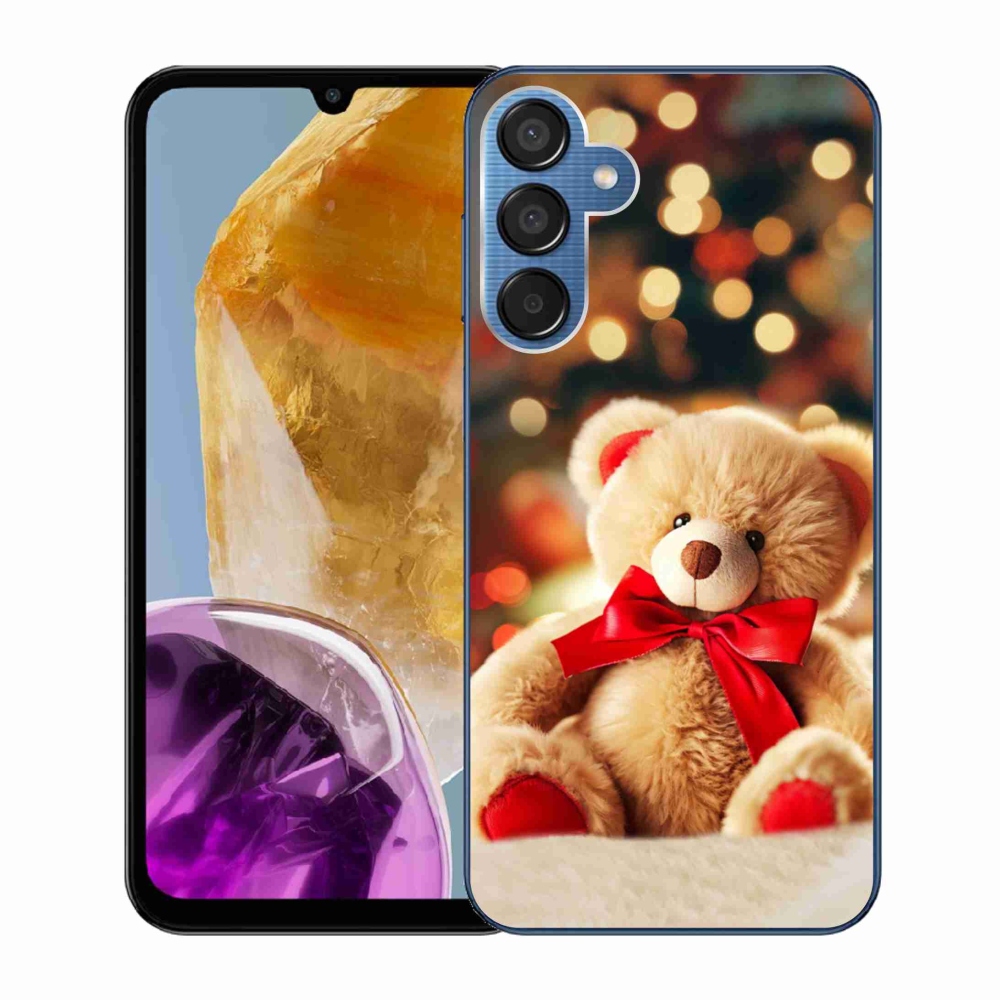 Gelový kryt mmCase na Samsung Galaxy M15 5G - plyšový medvídek