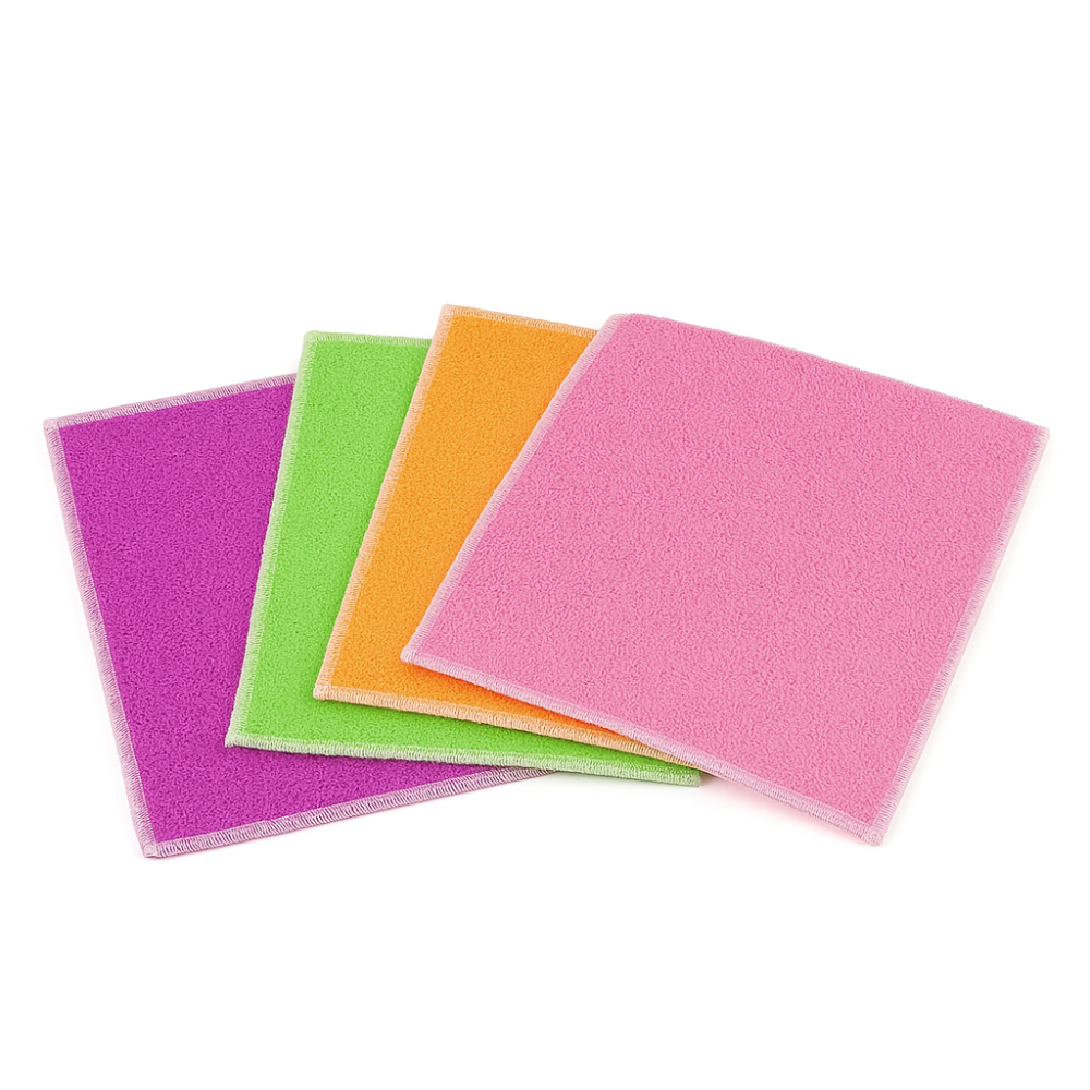 Utěrky z bambusového mikrovlákna (29,5 x 26,5 cm) - 4ks