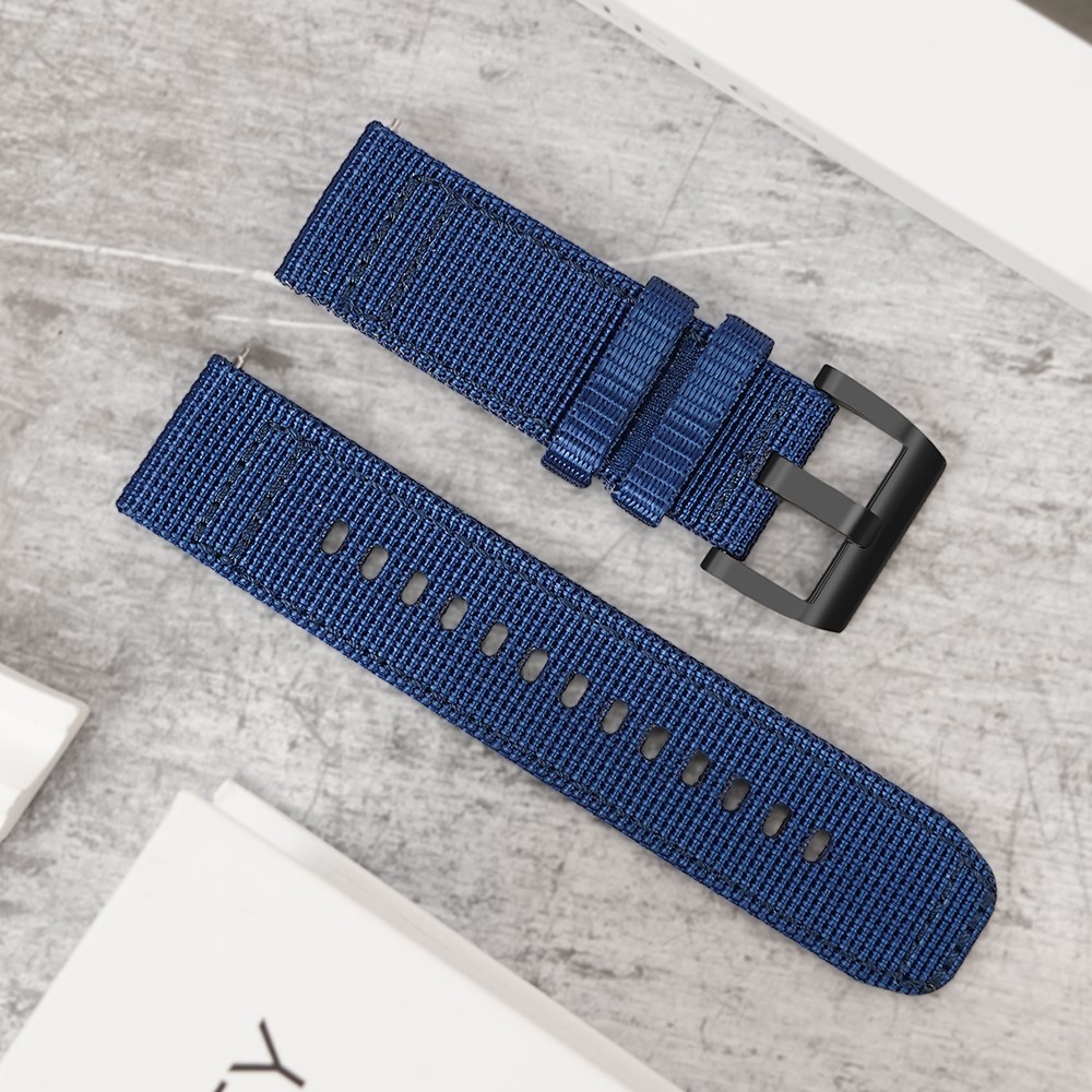 Barely nylonový řemínek na Xiaomi Watch S4 47mm - modrý