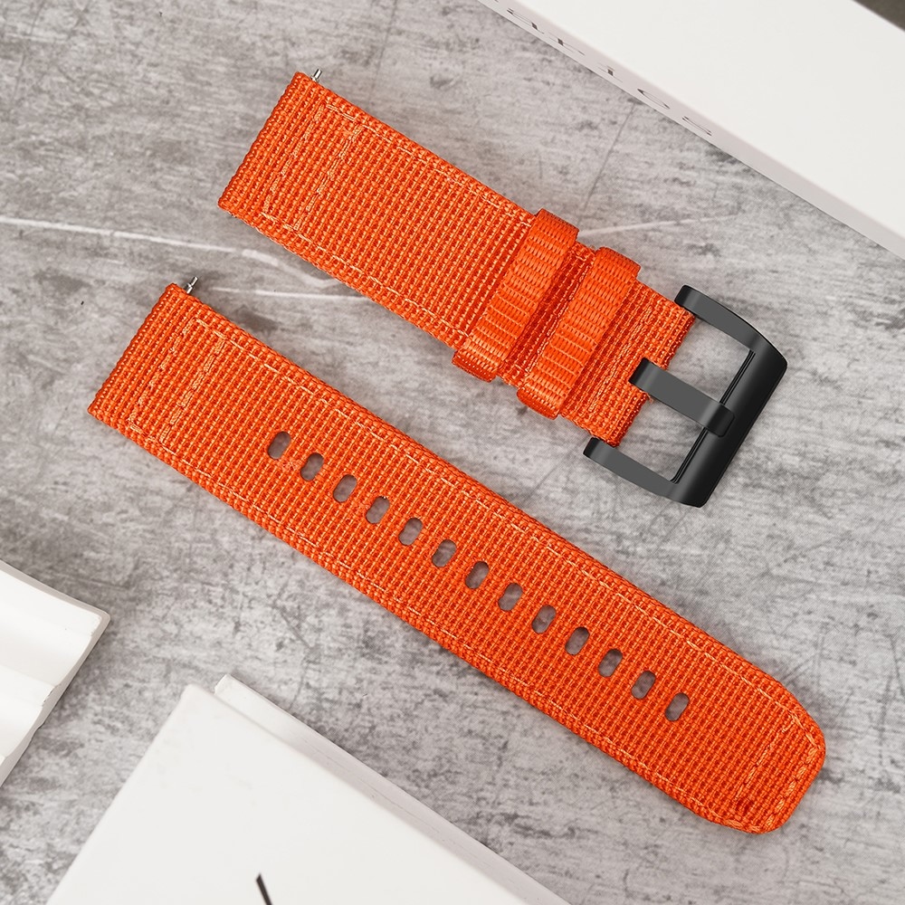 Barely nylonový řemínek na Xiaomi Watch S4 47mm - oranžový