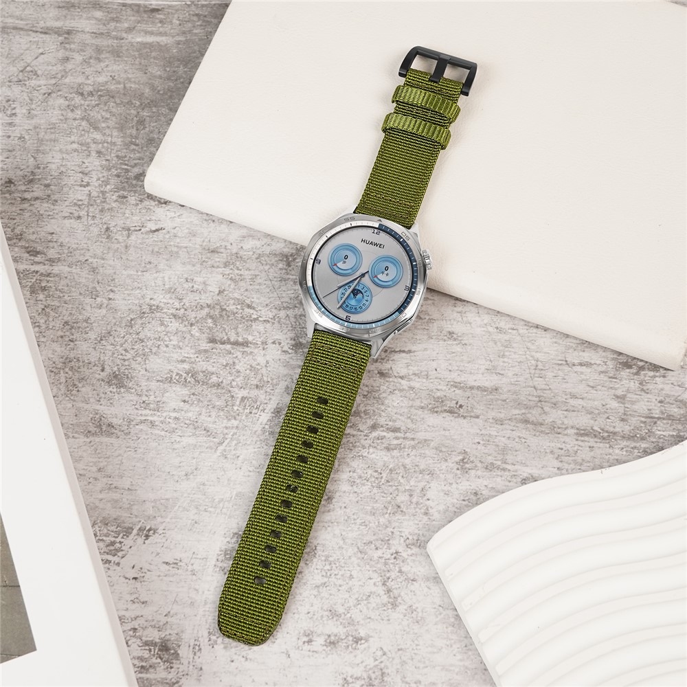 Barely nylonový řemínek na Xiaomi Watch S4 47mm - světlezelený