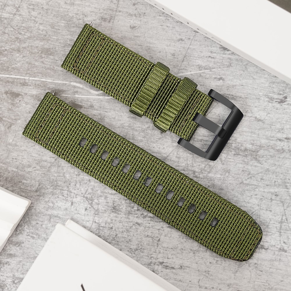 Barely nylonový řemínek na Xiaomi Watch S4 47mm - světlezelený