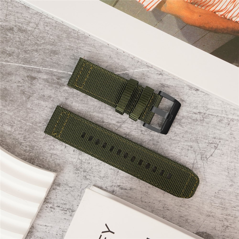 Barely nylonový řemínek na Xiaomi Watch S4 47mm - tmavězelený
