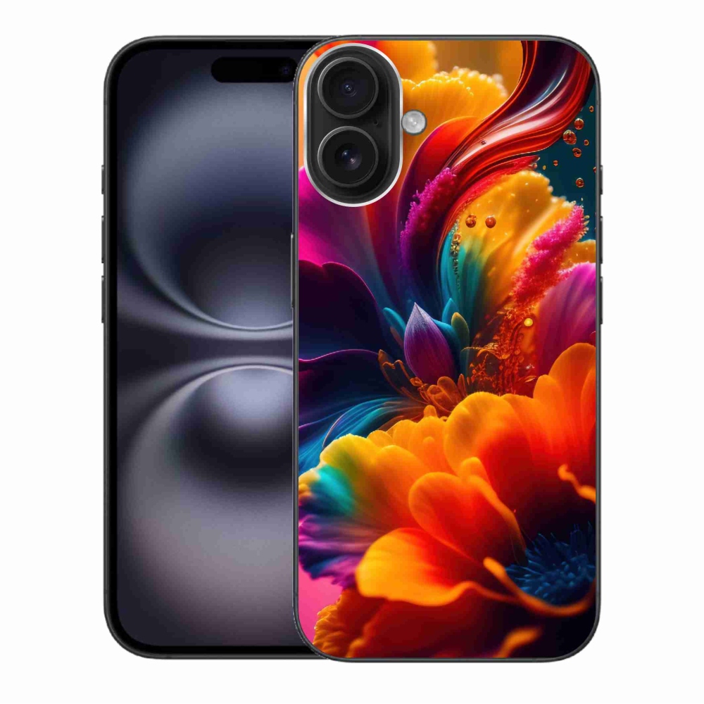 Gelový kryt mmCase na iPhone 16 Plus - abstraktní motiv 2