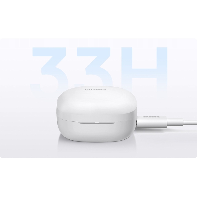 Baseus Bowie E19 Bezdrátová Sluchátka Stellar White