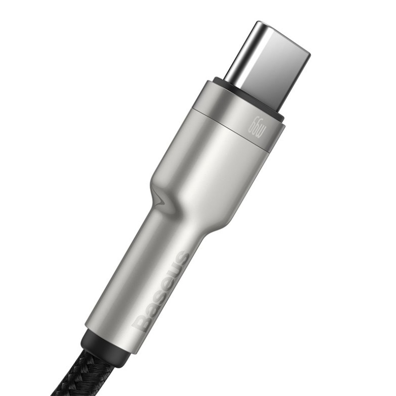 Baseus CAKF000001 Cafule Datový Kabel USB-USB-C 66W 0,25m Black