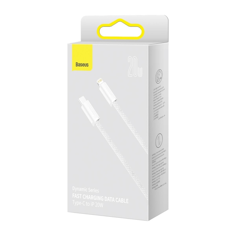Baseus CALD000102 Dynamic Series Kabel USB-C to Lightning 20W 2m White