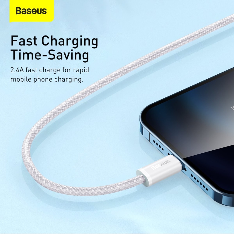 Baseus CALD000502 Dynamic Series Kabel USB to Lightning 2.4A 2m White