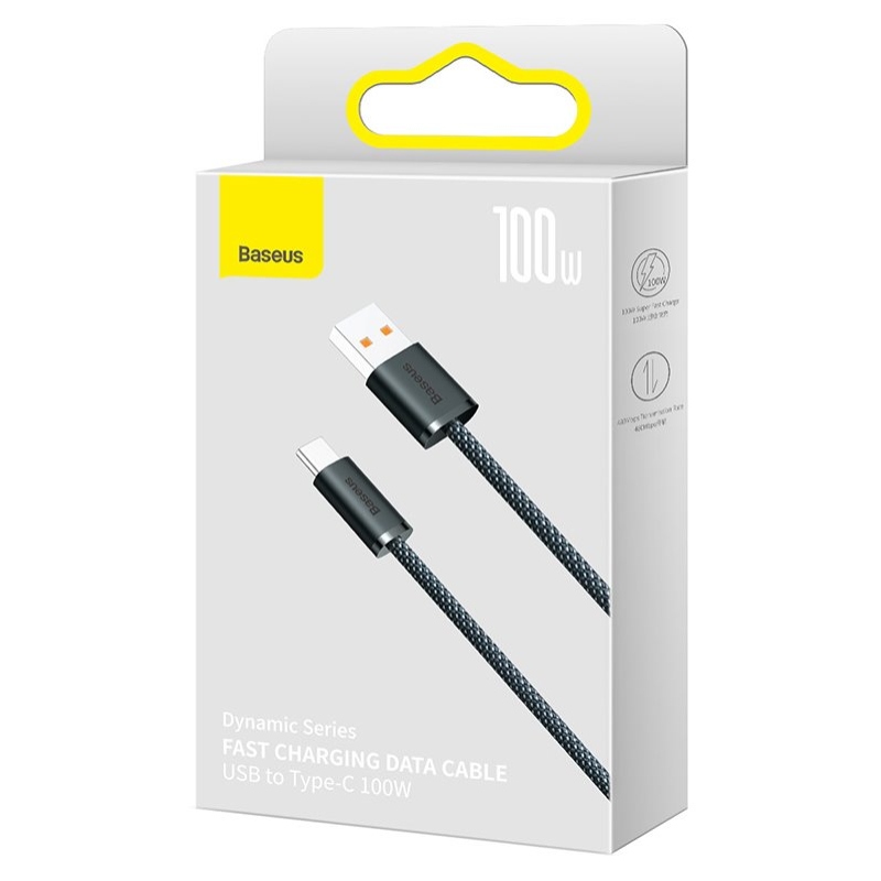 Baseus CALD000616 Dynamic Series Fast Charging Datový Kabel USB - USB-C 100W 1m Gray