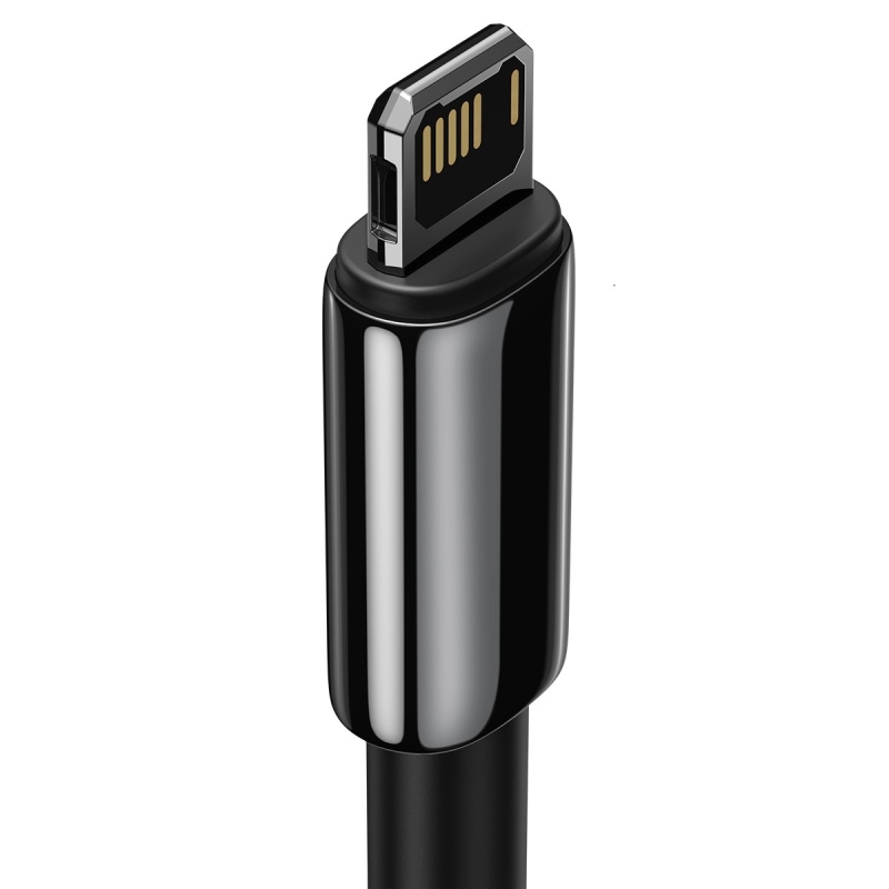 Baseus CALWJ-01 Tungsten Gold Kabel Lightning 2.4A 1m Black