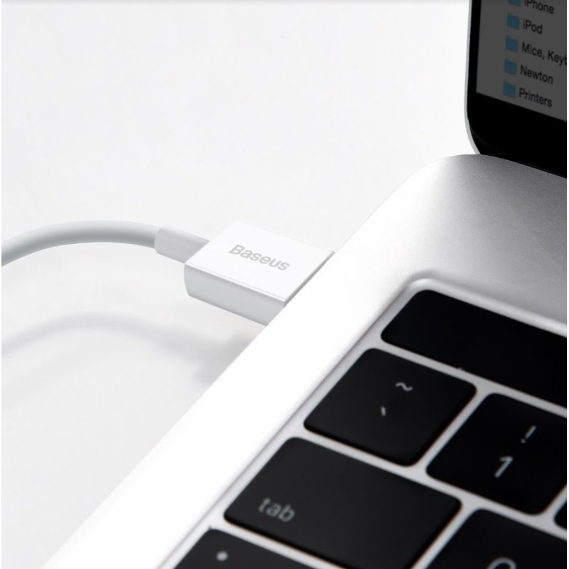 Baseus CALYS-C02 Superior Fast Charging Kabel Lightning 2.4A 2m White
