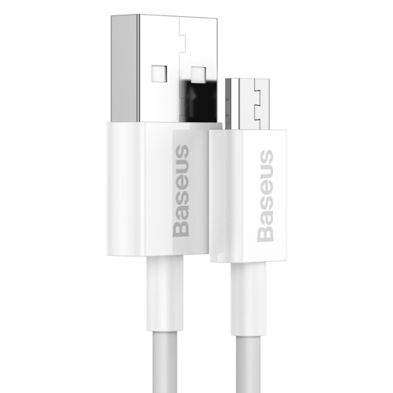 Baseus CAMYS-02 Superior Fast Charging Datový Kabel MicroUSB 2A 1m White