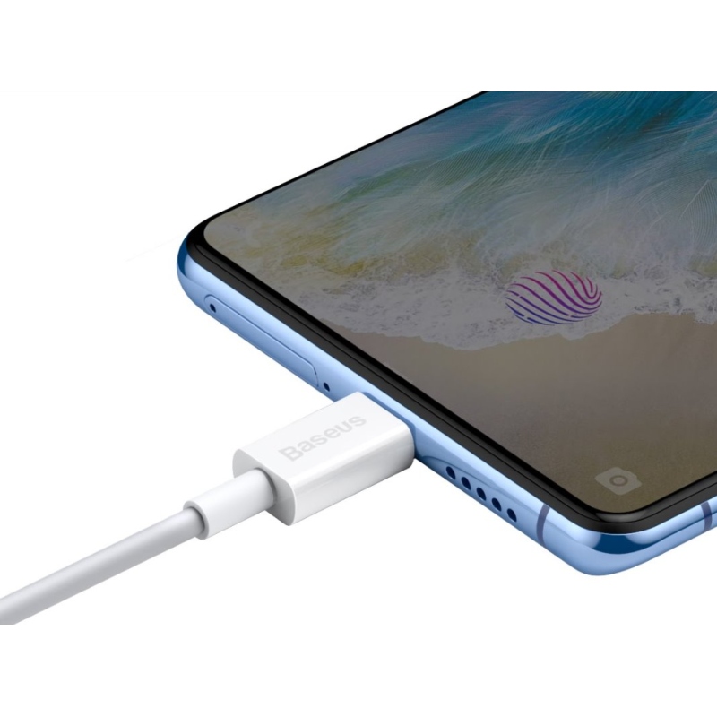 Baseus CAMYS-A02 Superior Fast Charging Datový Kabel MicroUSB 2A 2m White