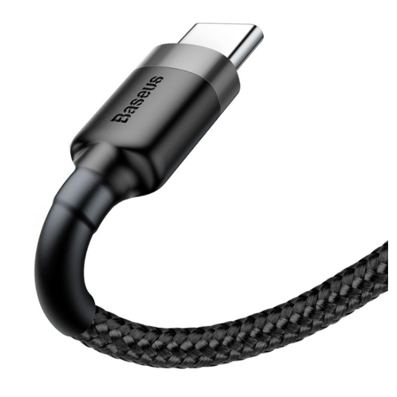Baseus CATKLF-BG1 Cafule Kabel USB-C 3A 1m Grey/Black
