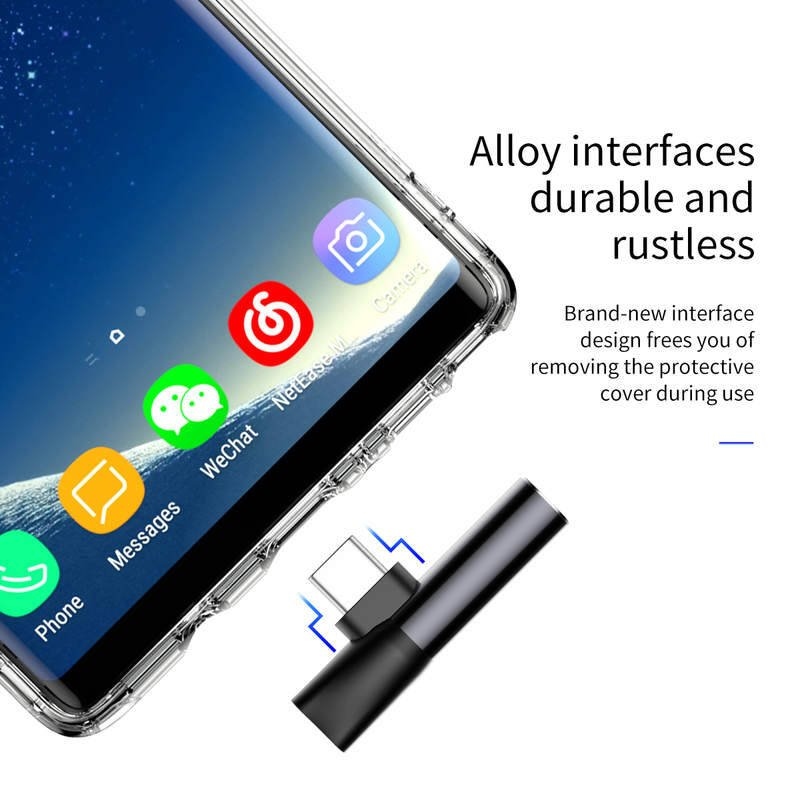 Baseus CATL41-01 Rozbočovač USB-C/3,5mm Jack Black