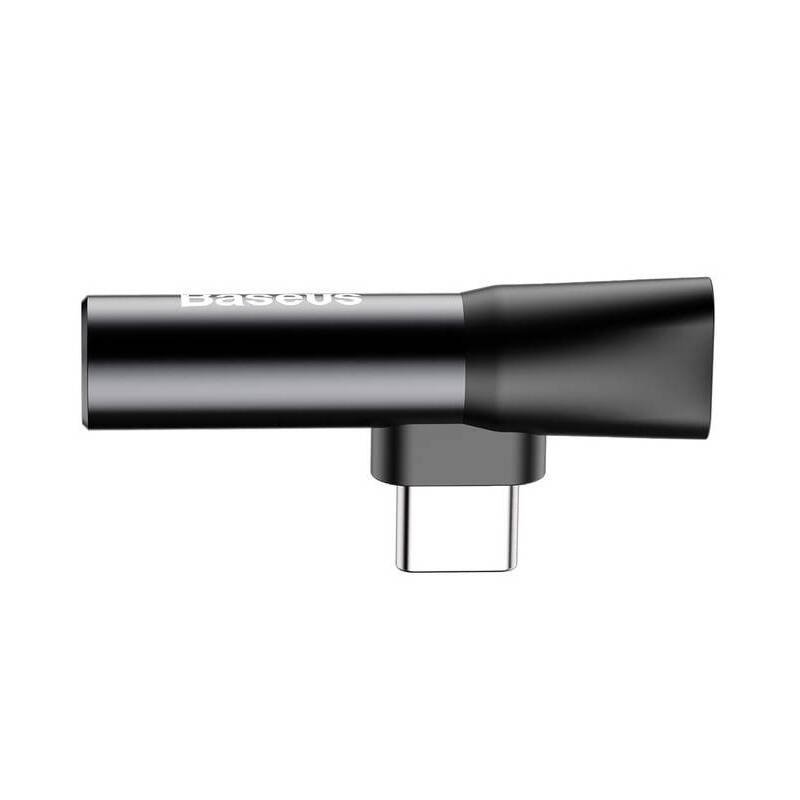 Baseus CATL41-01 Rozbočovač USB-C/3,5mm Jack Black