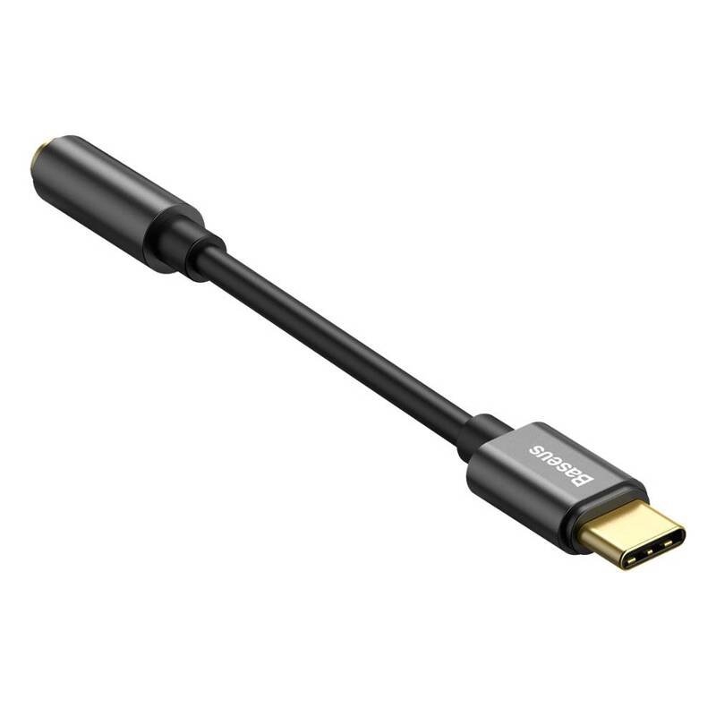 Baseus CATL54-01 Kabelová Redukce z USB-C na 3,5mm Audio Jack L54 (female) Black
