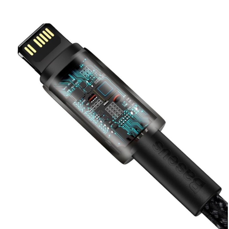 Baseus CATLWJ-01 Tungsten Gold Fast Charge Kabel USB-C to Lightning 20W 1m Black