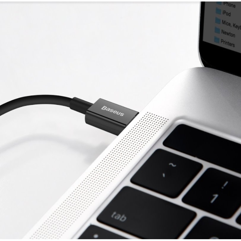 Baseus CATLYS-A01 Superior Fast Charging Datový Kabel USB-C to Lightning  20W 1m Black