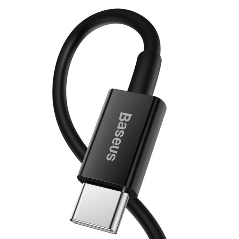Baseus CATLYS-A01 Superior Fast Charging Datový Kabel USB-C to Lightning  20W 1m Black