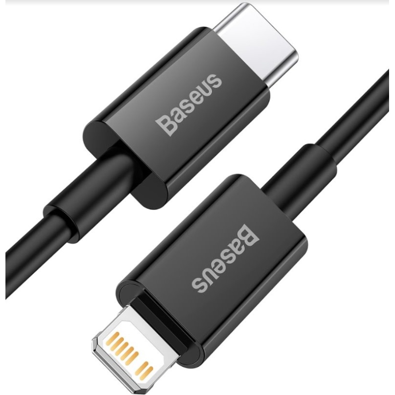 Baseus CATLYS-A01 Superior Fast Charging Datový Kabel USB-C to Lightning  20W 1m Black