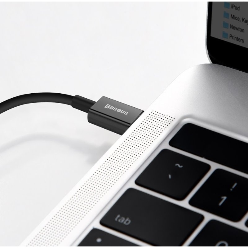 Baseus CATLYS-C01 Superior Fast Charging Datový Kabel USB-C to Lightning 20W 2m Black