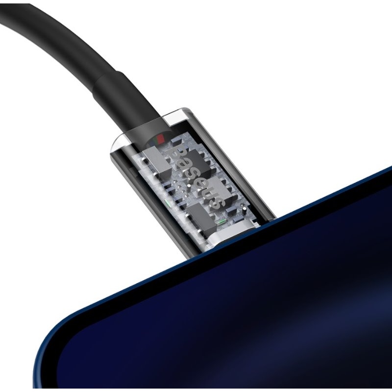 Baseus CATLYS-C01 Superior Fast Charging Datový Kabel USB-C to Lightning 20W 2m Black