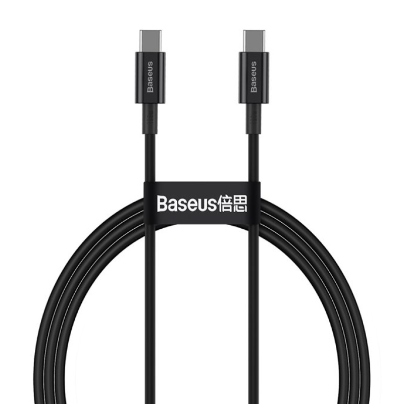 Baseus CATYS-C01 Superior Fast Charging Datový Kabel USB-C - USB-C 100W 2m Black