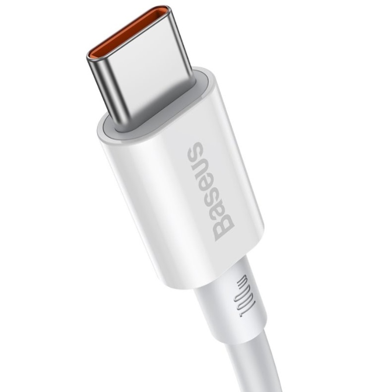 Baseus CATYS-C02 Superior Fast Charging Datový Kabel USB-C - USB-C 100W 2m White