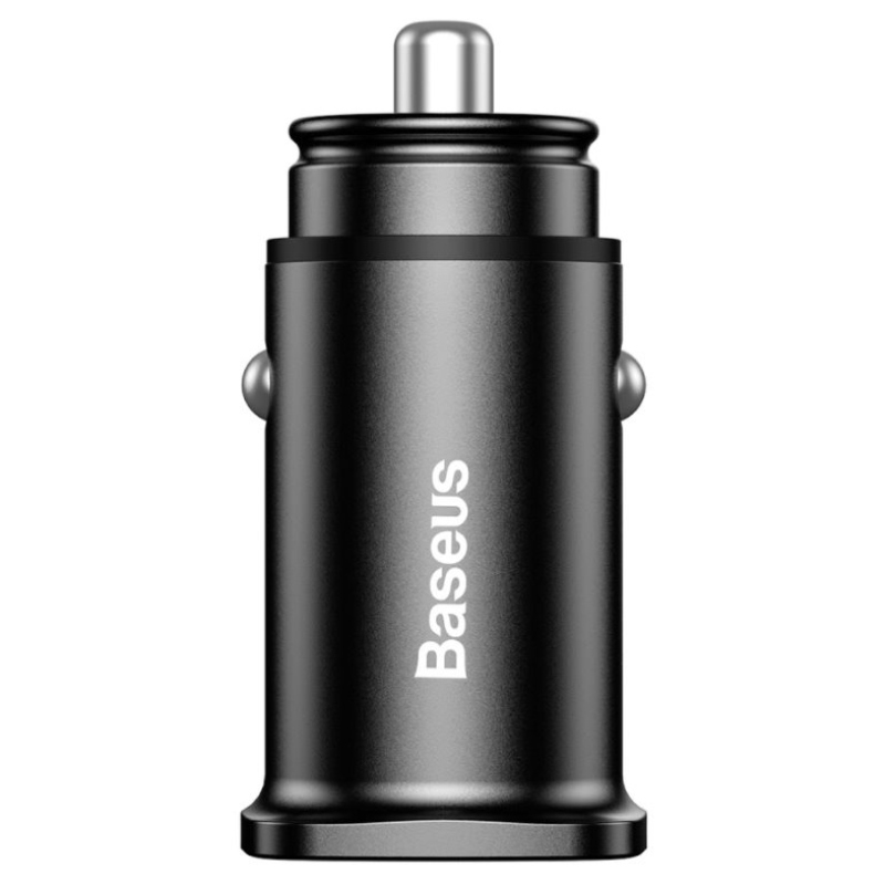 Baseus CCALL-DS01 Square Nabíječka do Auta 2xUSB QC3.0 30W Black