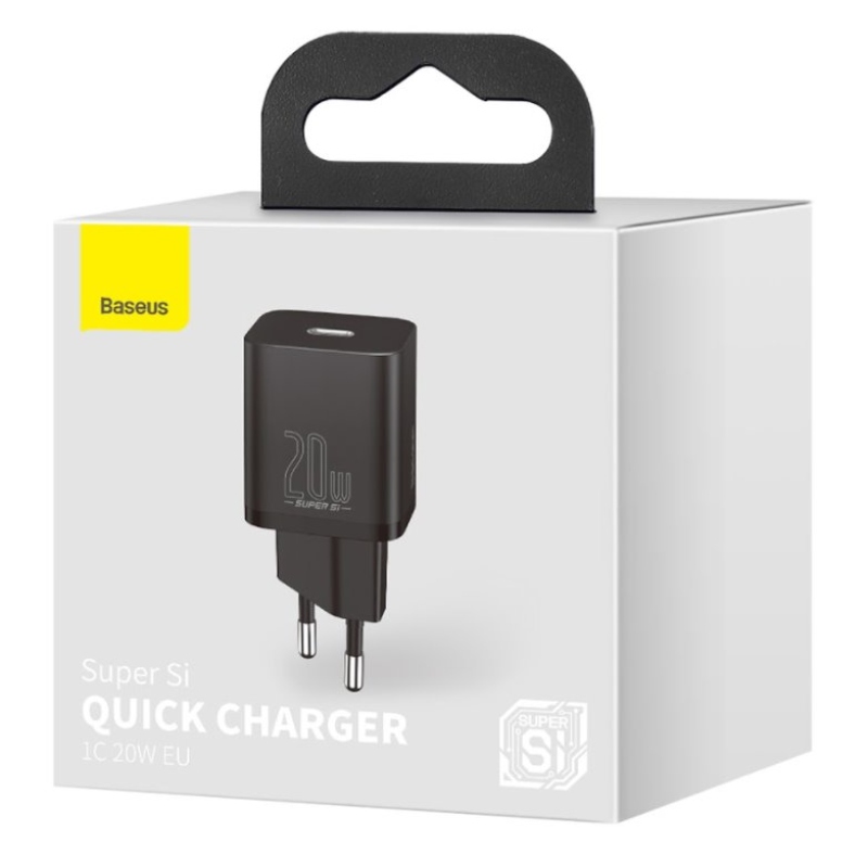 Baseus CCSUP-B01 Super Si Quick Nabíječka USB-C 20W Black