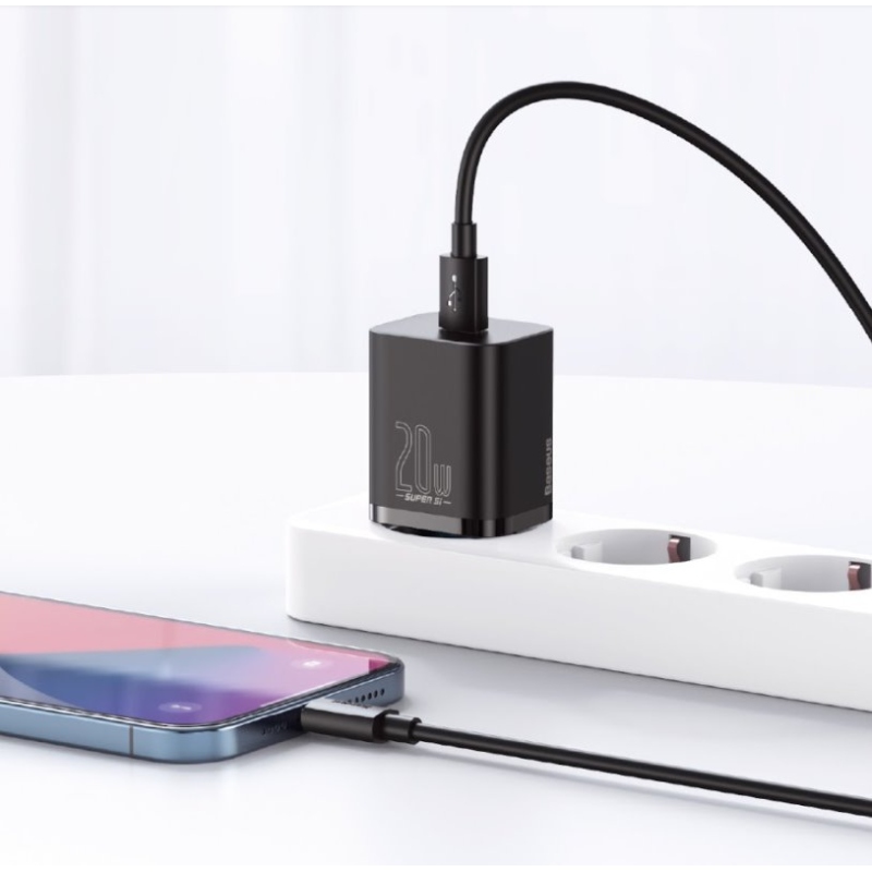 Baseus CCSUP-B01 Super Si Quick Nabíječka USB-C 20W Black