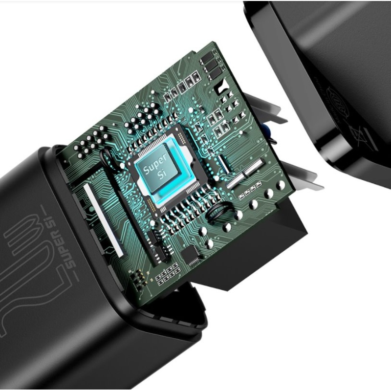 Baseus CCSUP-B01 Super Si Quick Nabíječka USB-C 20W Black