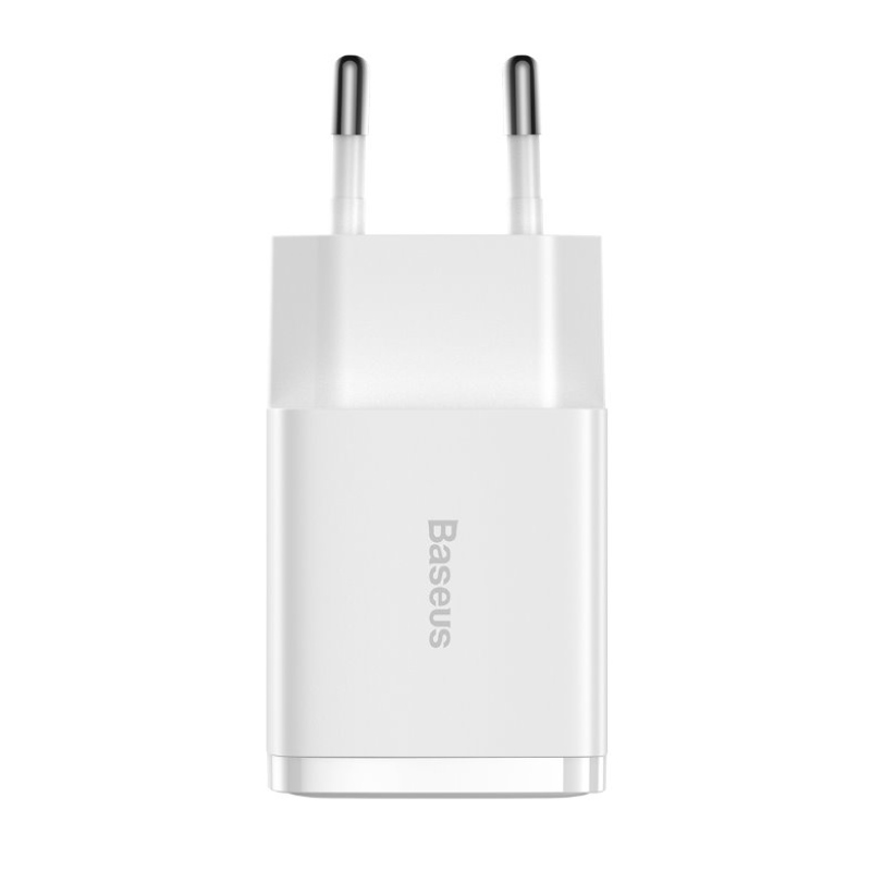 Baseus CCXJ010202 Compact Nabíječka 2xUSB 10,5W White