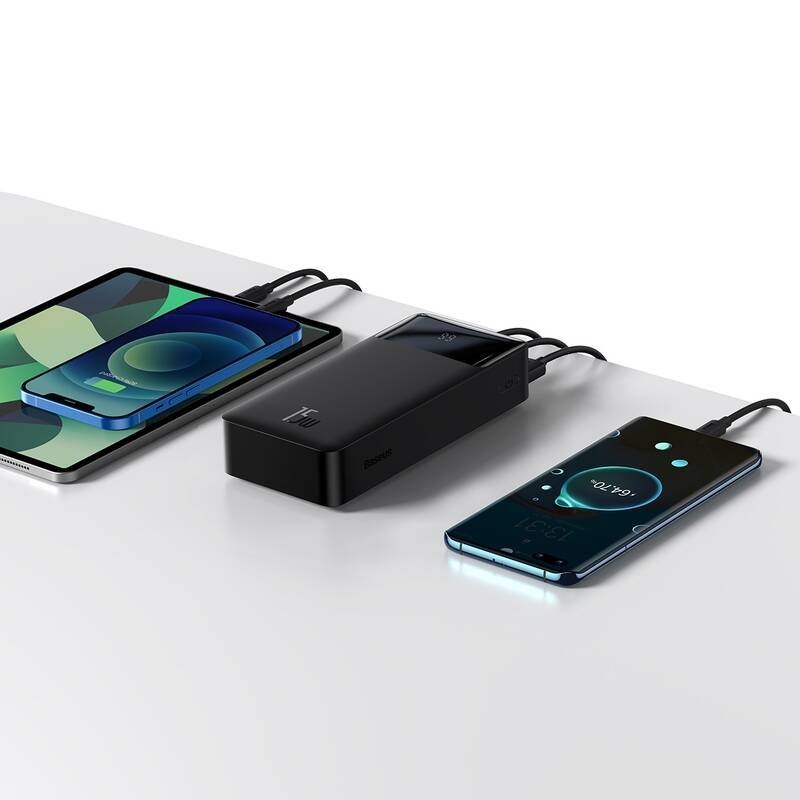 Baseus PPBD050201 Bipow Digital Display Powerbanka 30000mAh 15W Black