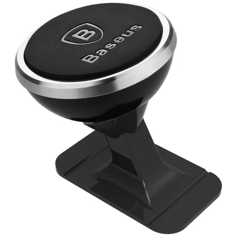 Baseus SUCX140012 Otočný Magnetický Držák Telefonu Silver