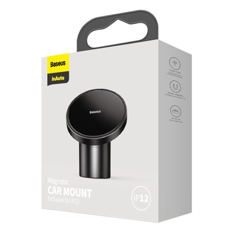 Baseus SULD-01 Magnetic Car Mount Držák na Palubní Desku a do Ventilace Black