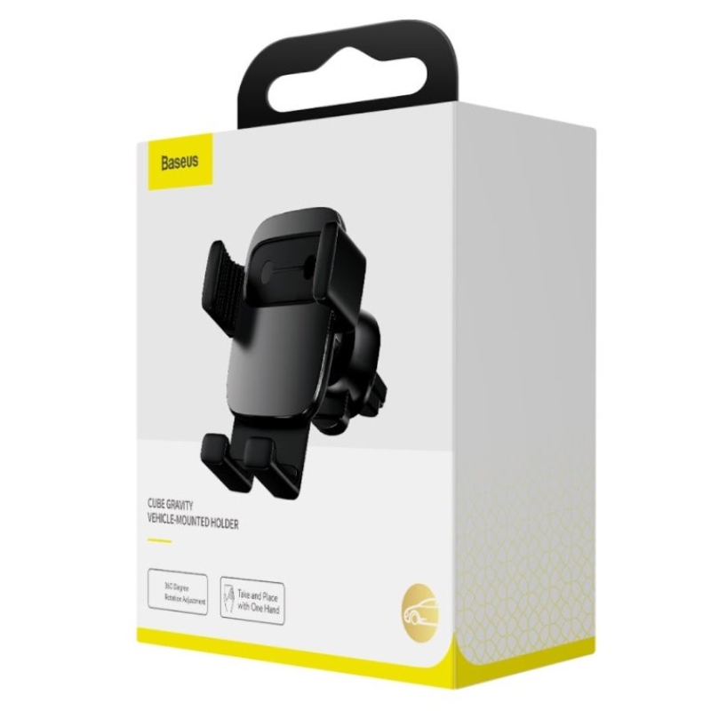 Baseus SUYL-FK01 Cube Gravity Držák do Auta Black