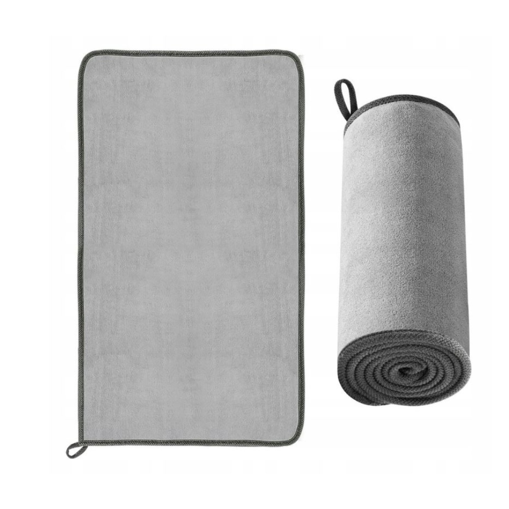 Baseus ručník na karosérii auta z mikrovlákna (40x80 cm) - šedý