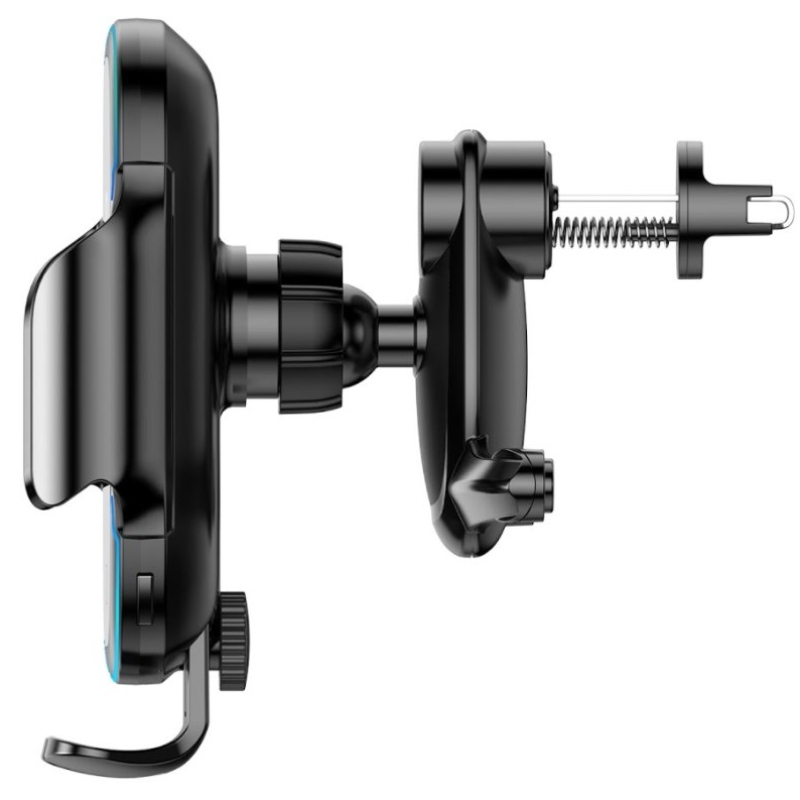 Baseus WXHW03-01 Light Electric Držák do Auta s Bezdrátovým Nabíjením 15w Black