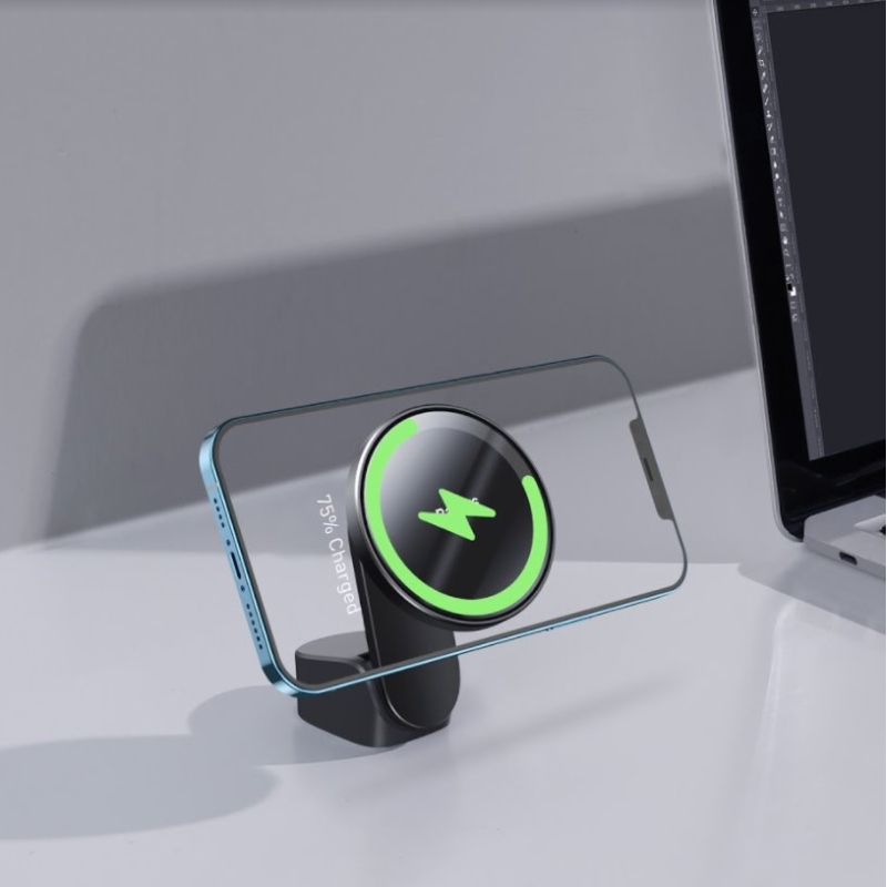 Baseus WXJN-01 Big Energy Držák do Auta s Bezdrátovým Nabíjením Black