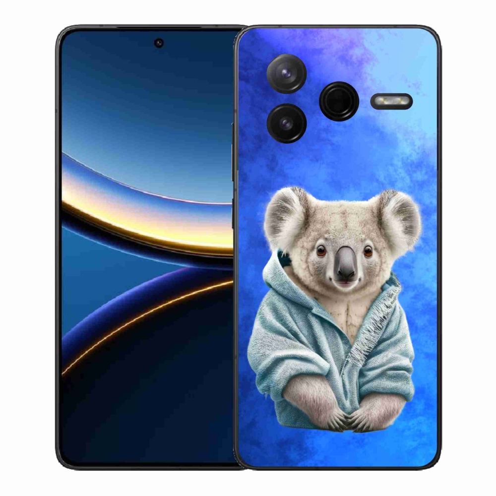 Gelový kryt mmCase na Xiaomi Poco F7 Pro - koala ve svetru