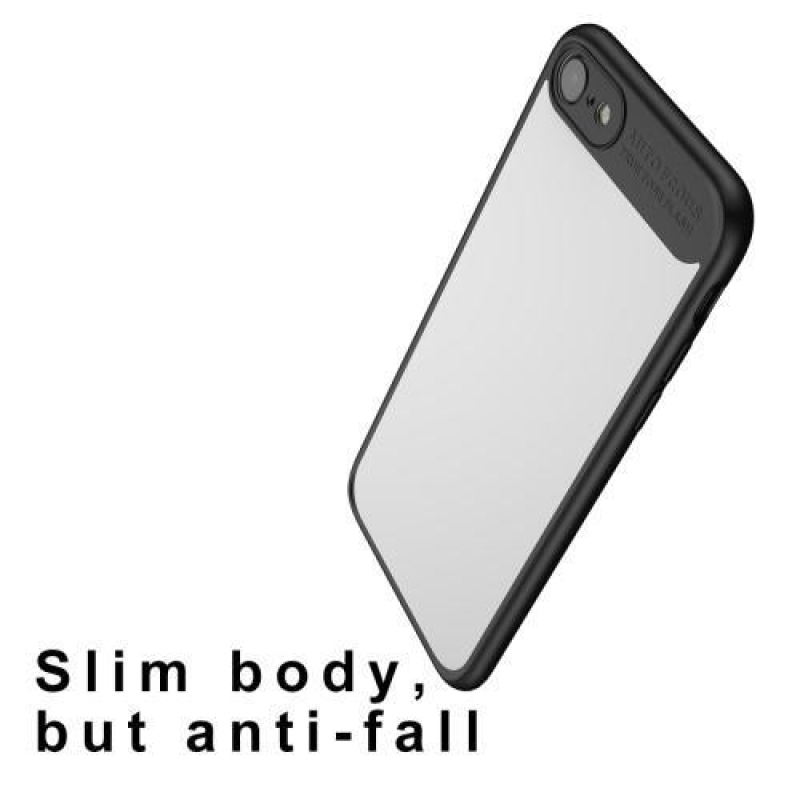 Bass zrcadlový slim gelový obal na  iPhone 7 a iPhone 8 - černý